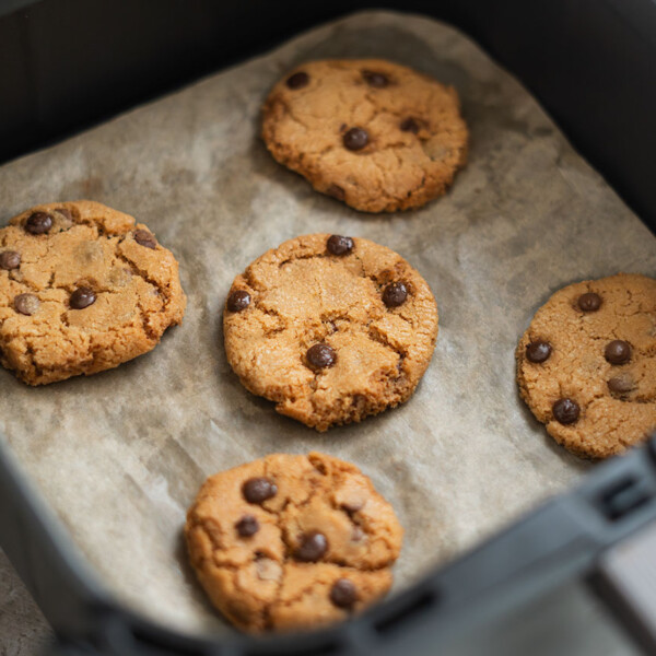 Cookies americanas en freidora de aire