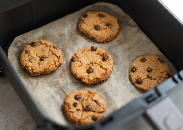 Cookies americanas en freidora de aire