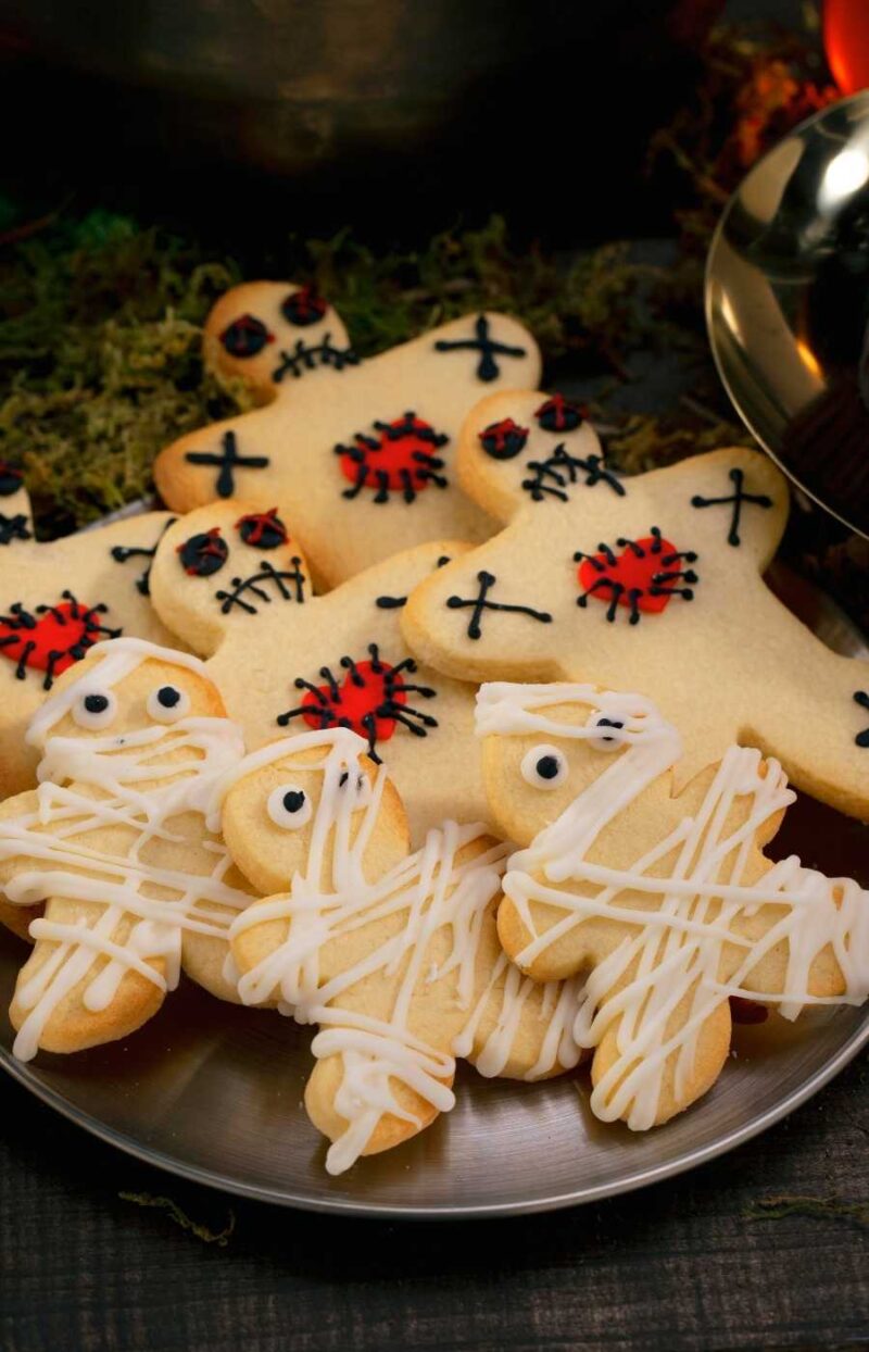 galletas caseras de jengibre para Haloween