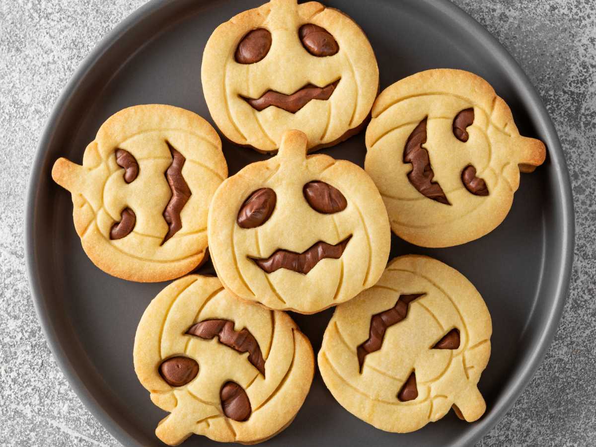 Galletas sándwich de Nocilla para Halloween