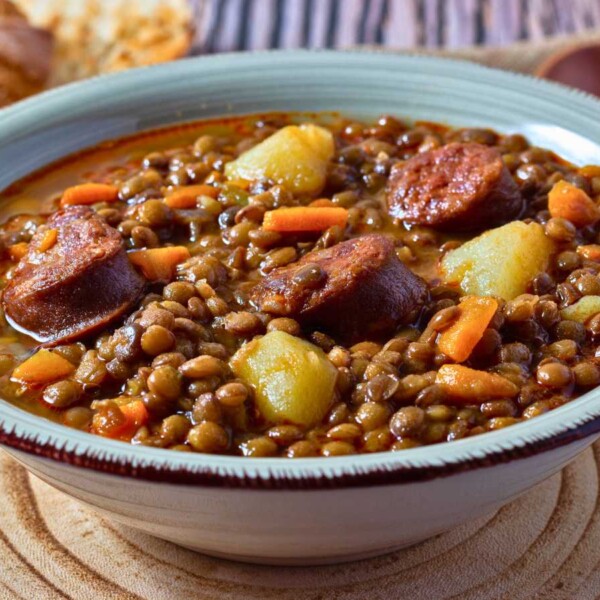 lentejas con chorizo Thermomix