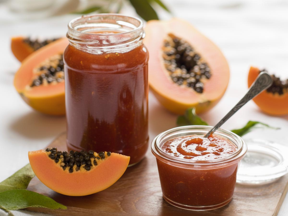Mermelada de papaya casera