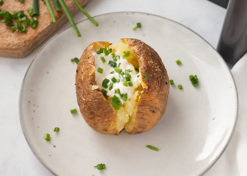 Patatas asadas en freidora de aire