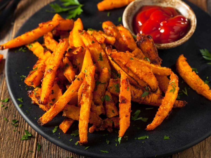 patatas crujientes de calabaza