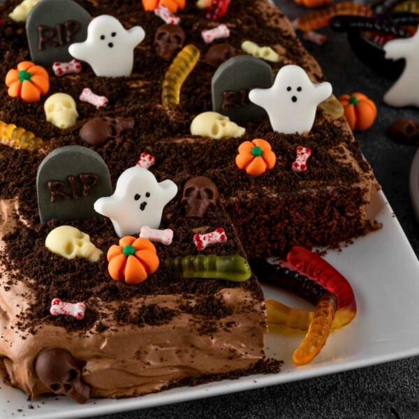 tarta cementerio Halloween