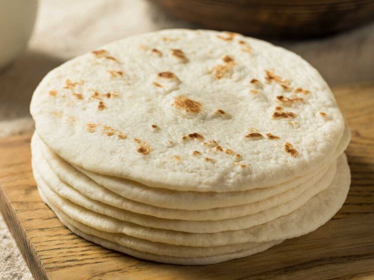 tortillas de harina de trigo caseras