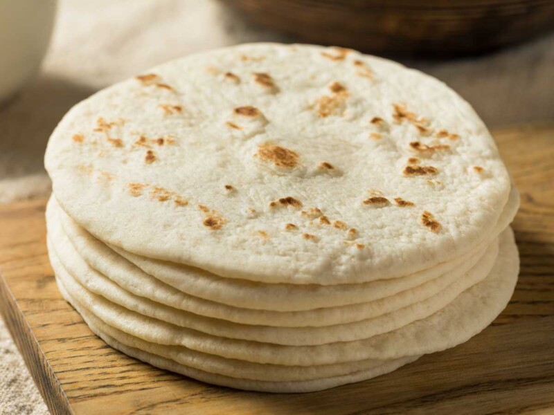 tortillas de harina de trigo caseras