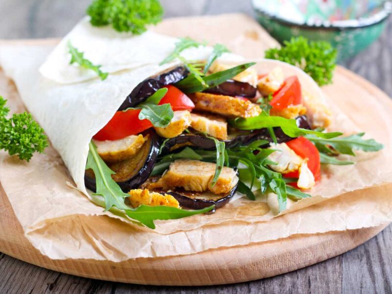 tortillas de trigo rellenas