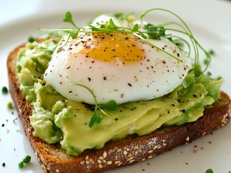 tosta de aguacate para desayunar keto