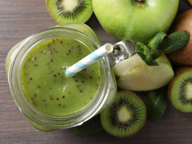 batido de kiwi manzana Batido de kiwi y manzana verde batido de kiwi con manzana