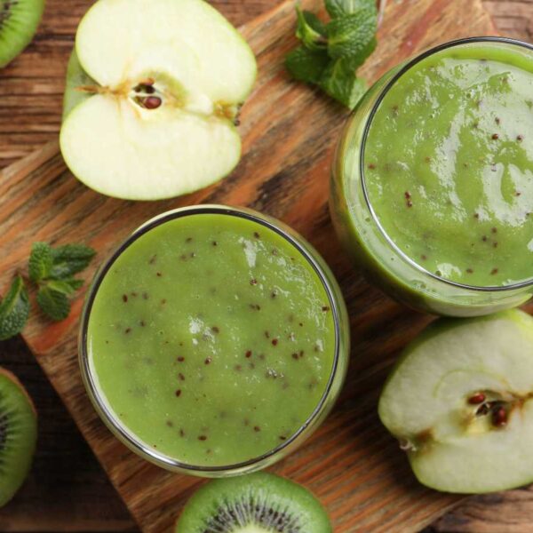 batido de kiwi y manzana receta