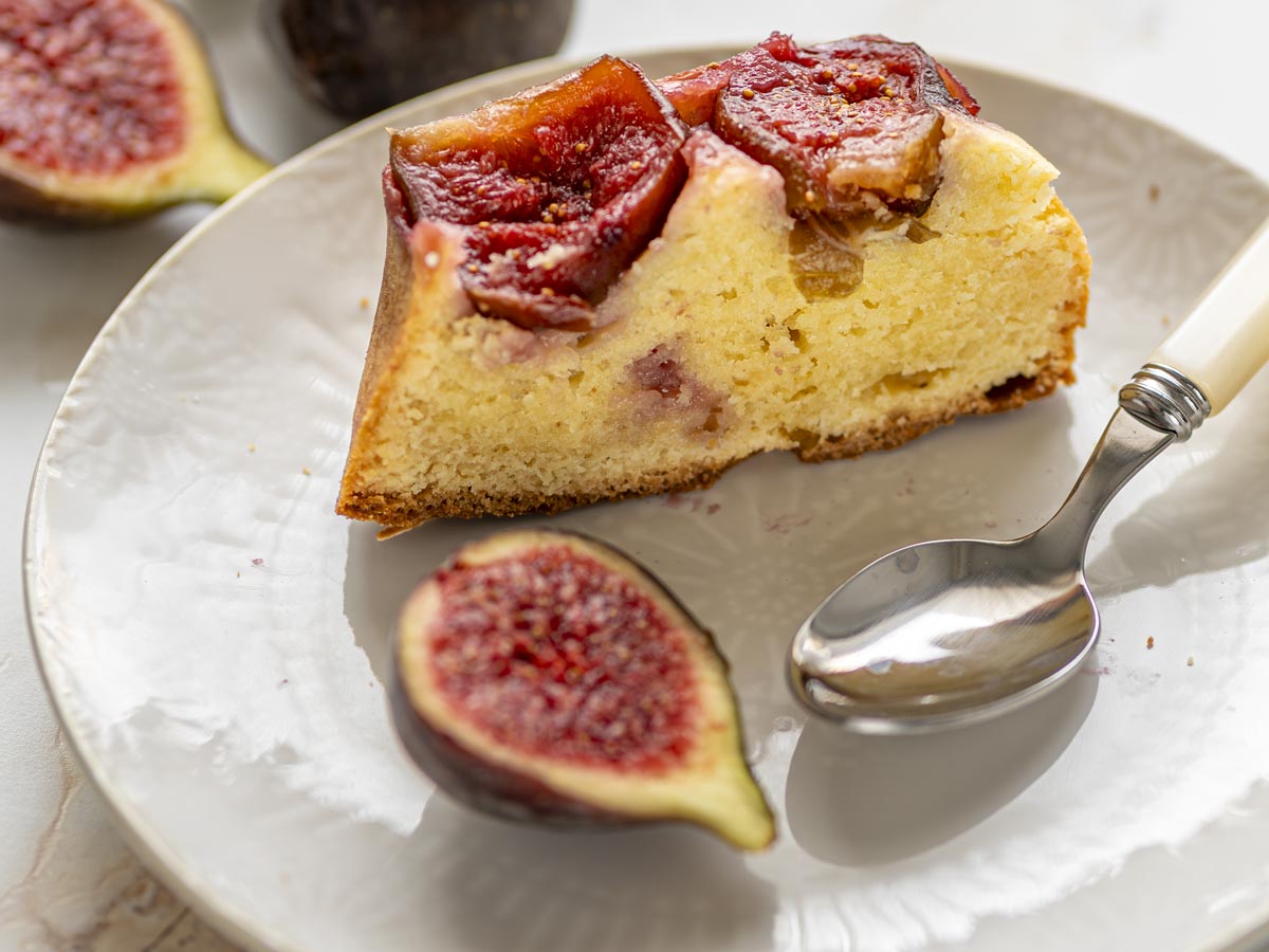 Bizcocho de higos, tradicional al horno o en freidora de aire