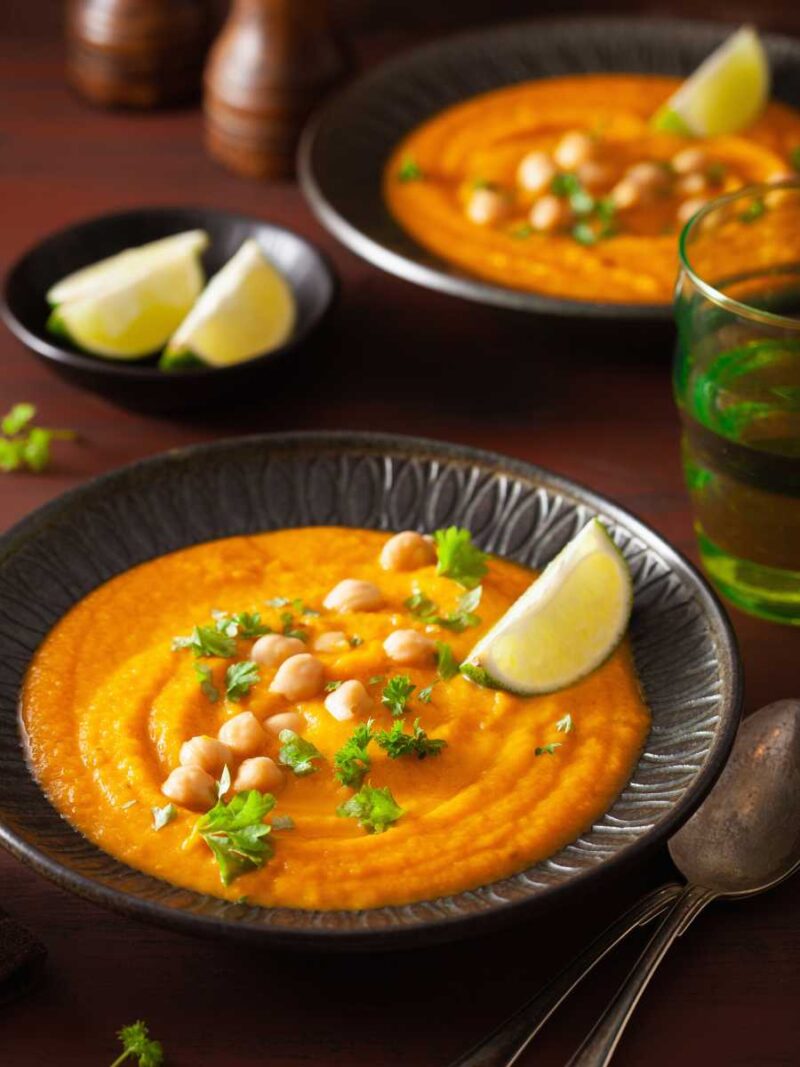 cómo hacer crema de garbanzos casera