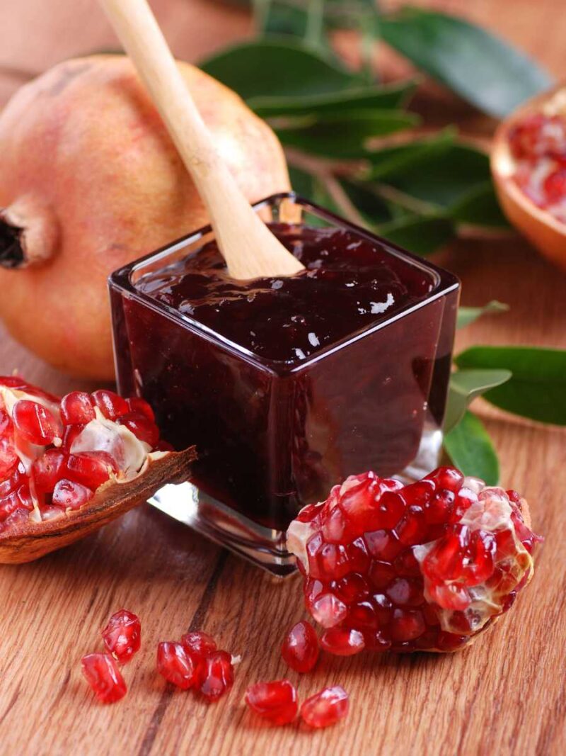 cómo hacer mermelada de granada