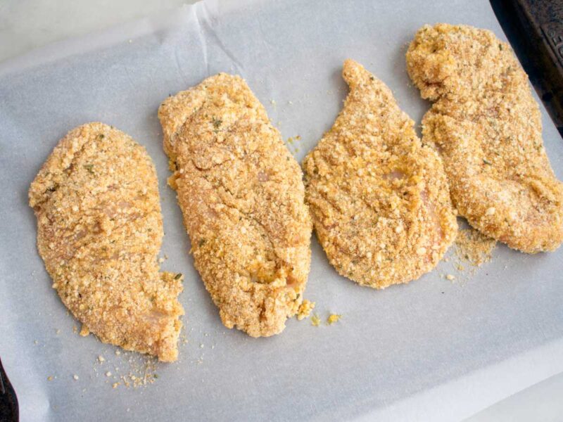 como hacer milanesa de pollo al horno
