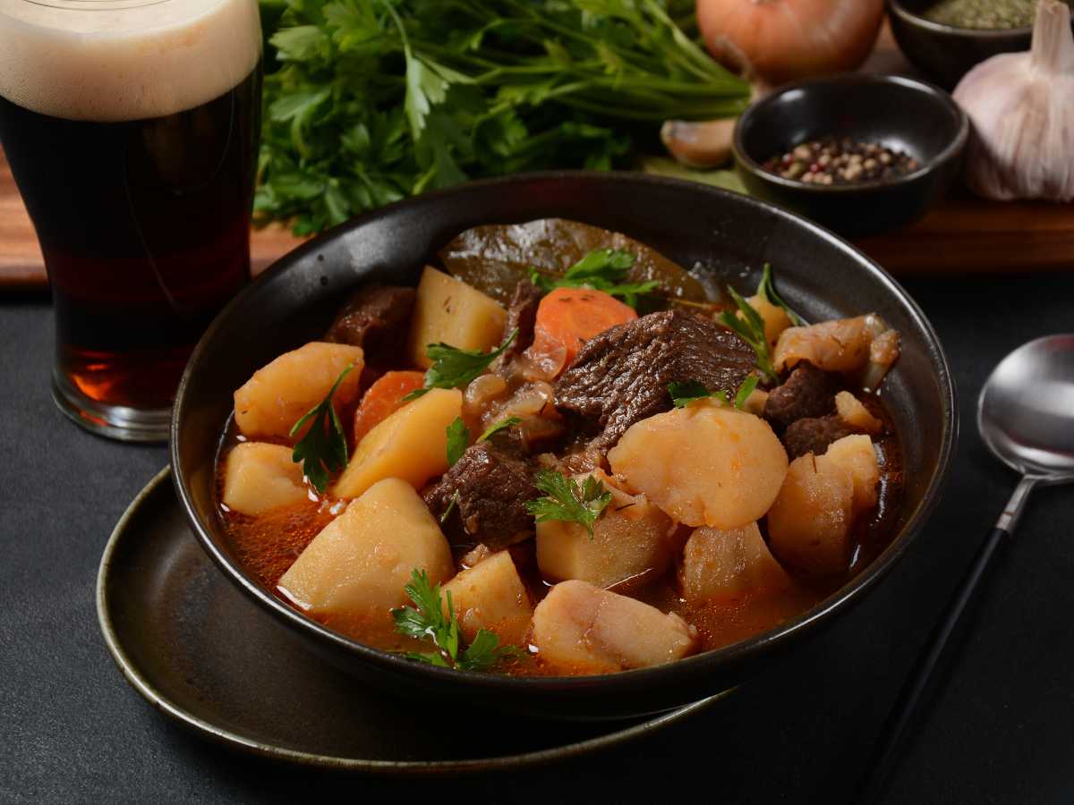Estofado Irlandés con cerveza Guinness (Irish Stew)
