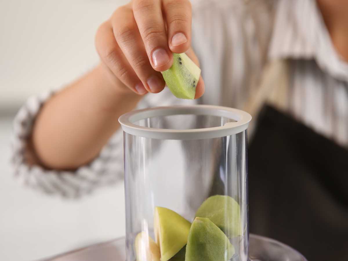 ingredientes batido de manzana y kiwi - Batido de kiwi y manzana verde