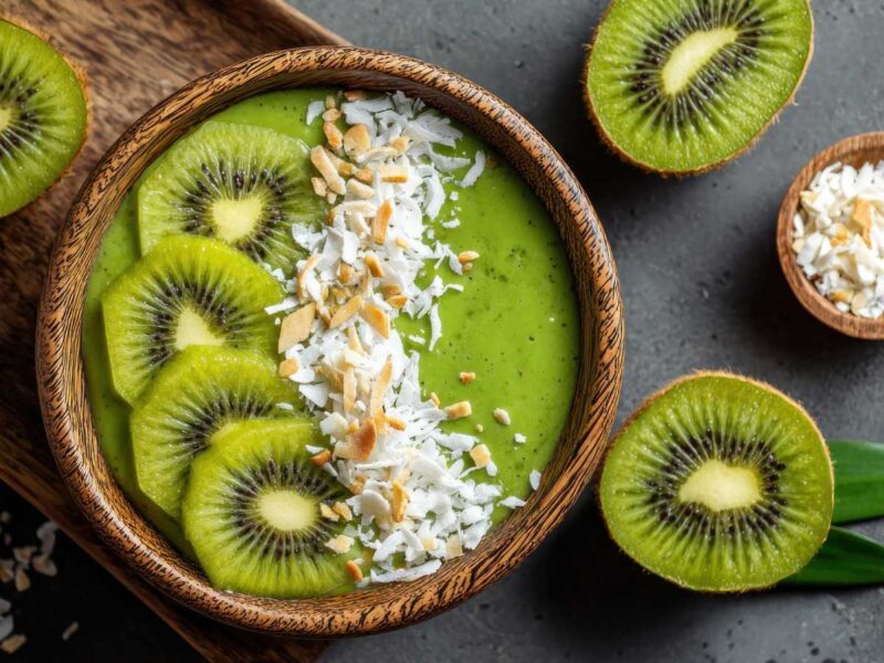 smoothie bowl de kiwi