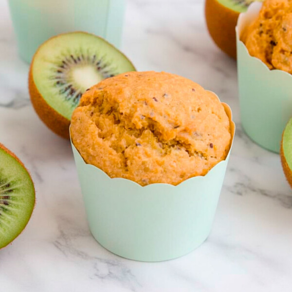 magdalenas de kiwi caseras