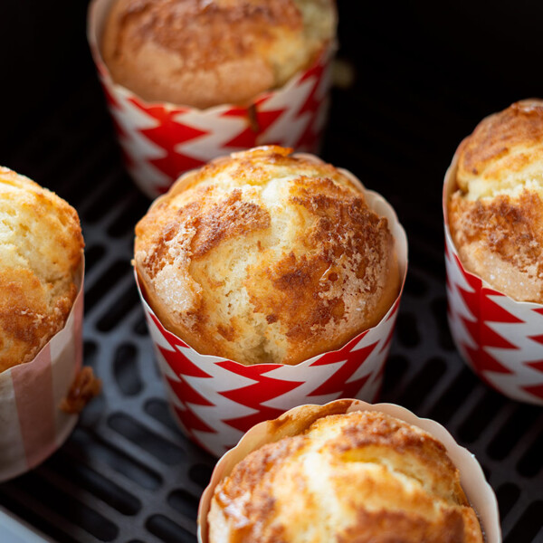 Magdalenas en airfryer