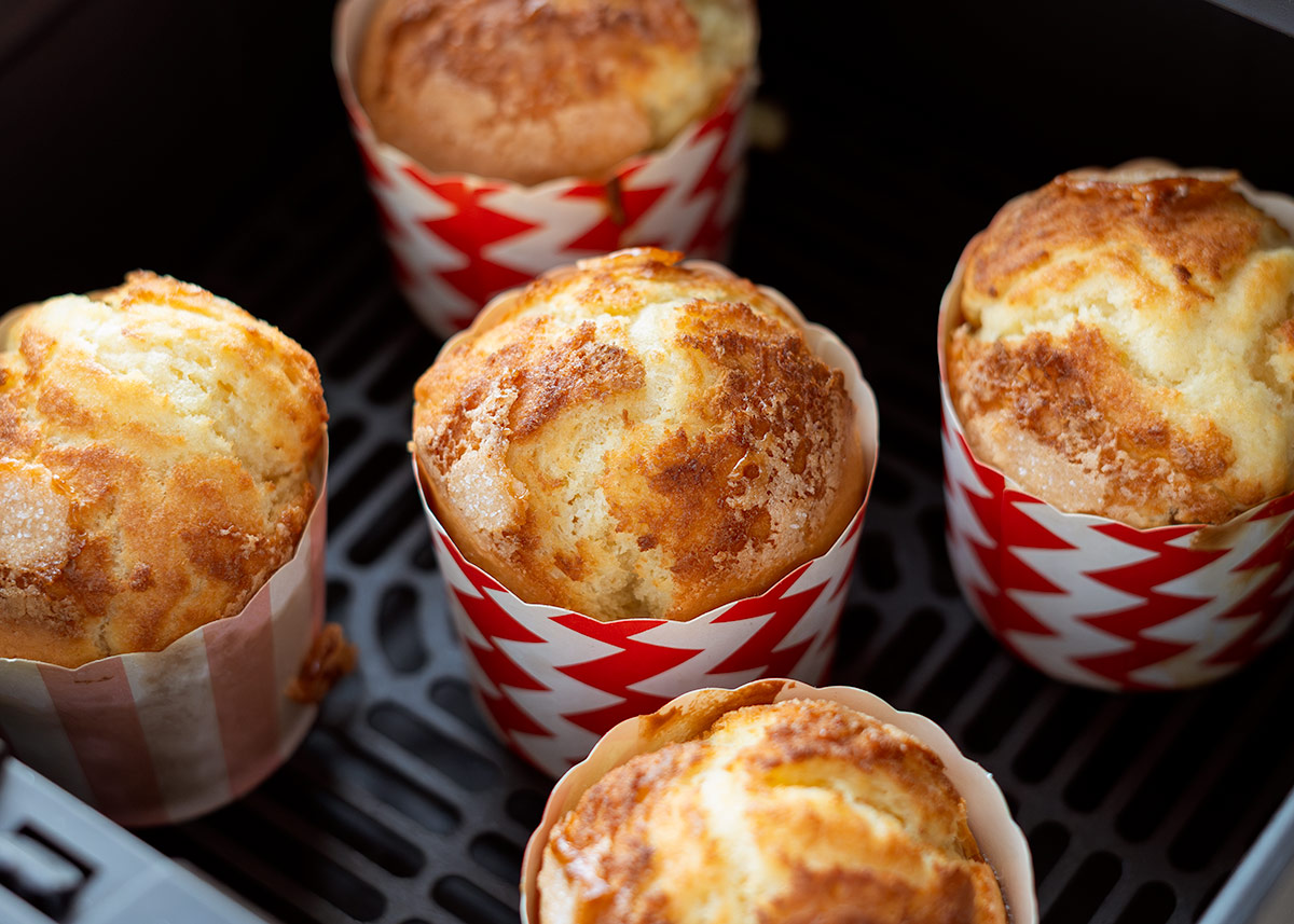 Magdalenas en airfryer