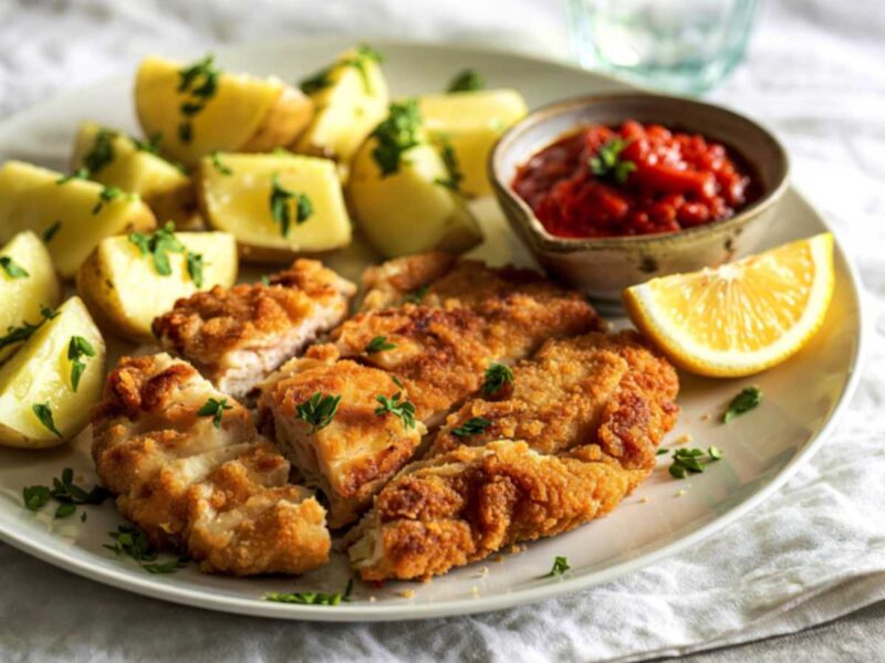 milanesas de pollo al horno