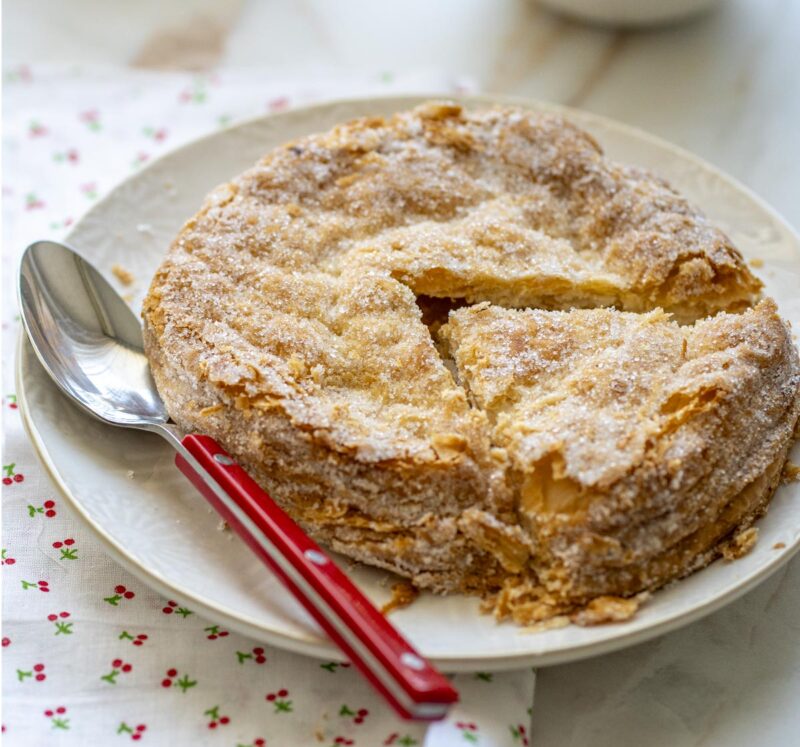 pastel cordobés Manolete dulce de Córdoba con cabello de ángel