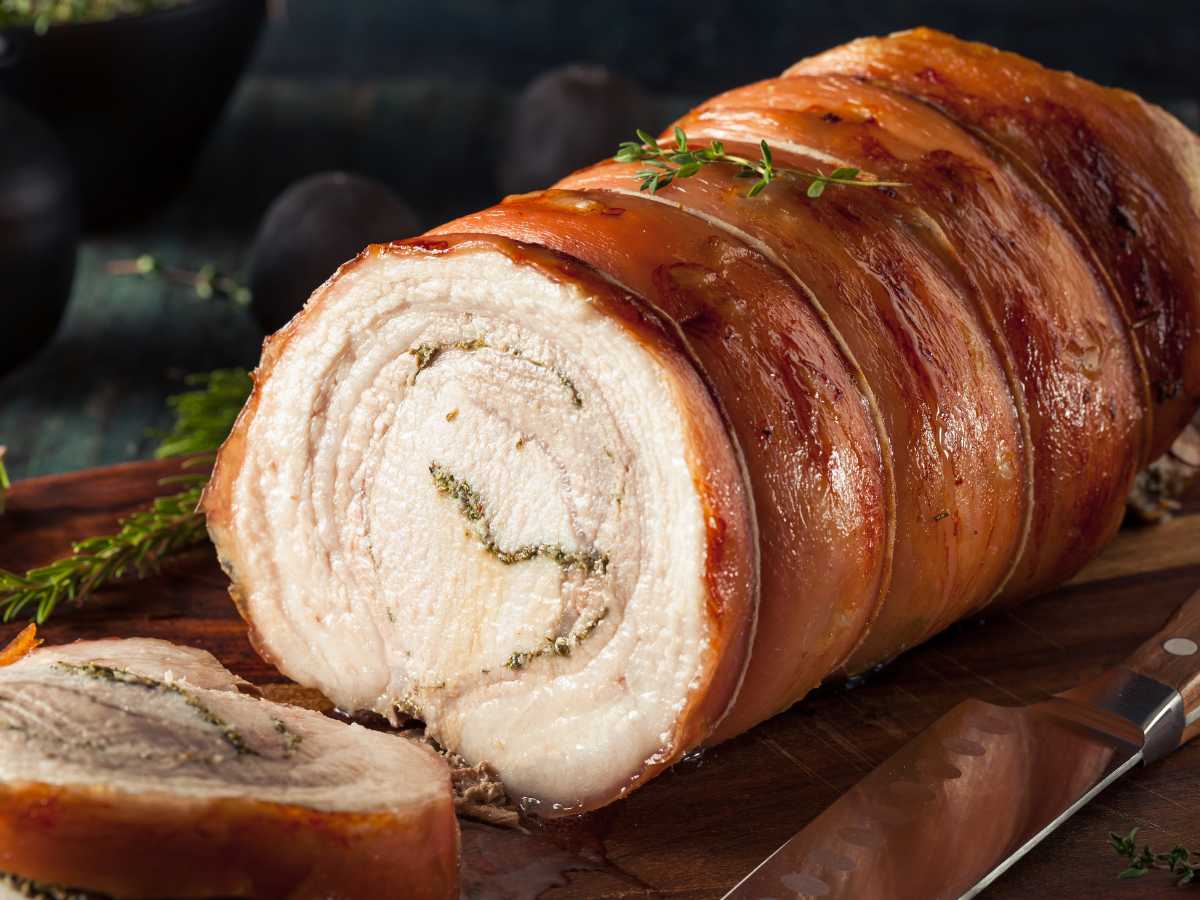 Porchetta tradicional italiana