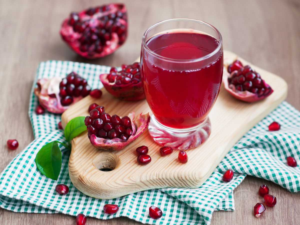 Zumo de granada casero