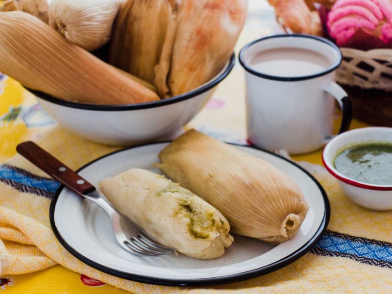 Receta casera de tamales mexicanos