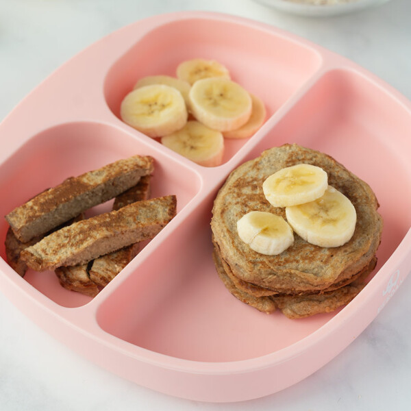 Tortitas de avena y plátano BLW con solo 3 ingredientes