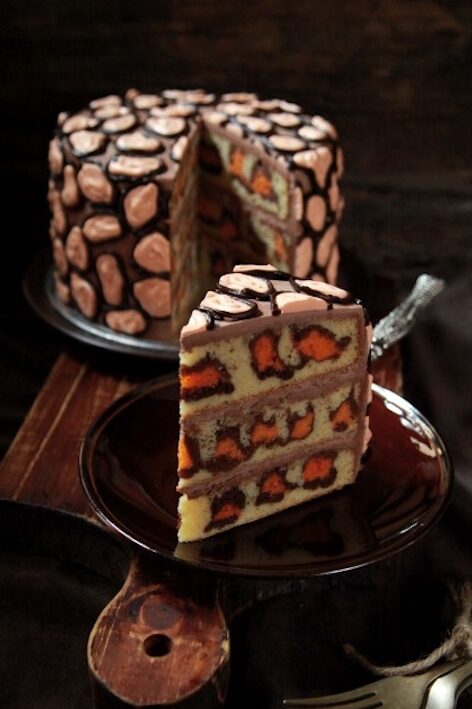 bizcocho marmolado leopardo edited 7 recetas de bizcochos originales y divertidos Bizcocho marmolado leopardo