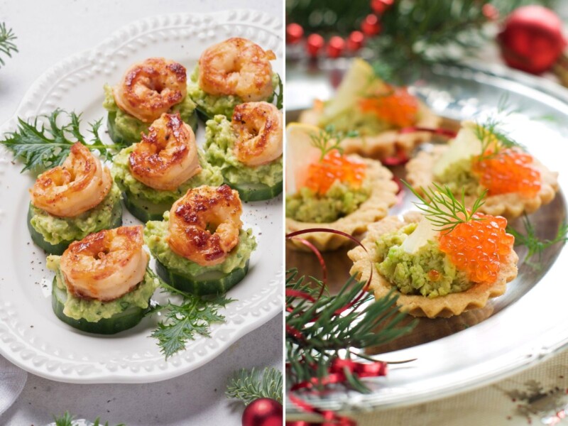 canapes con aguacate recetas