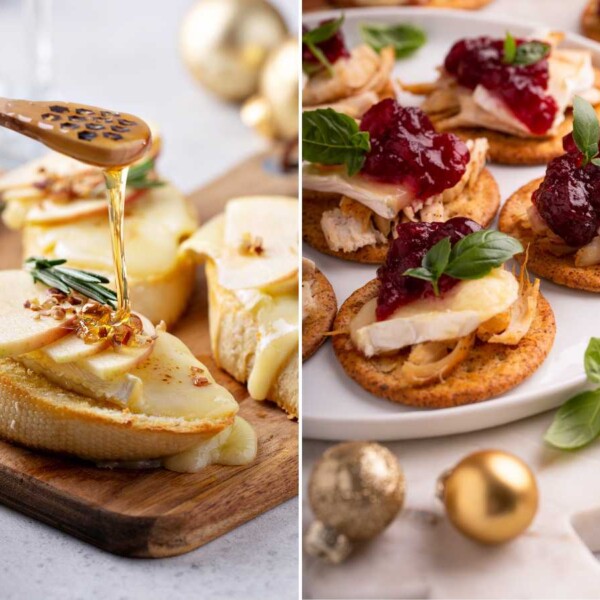 canapés con queso brie recetas