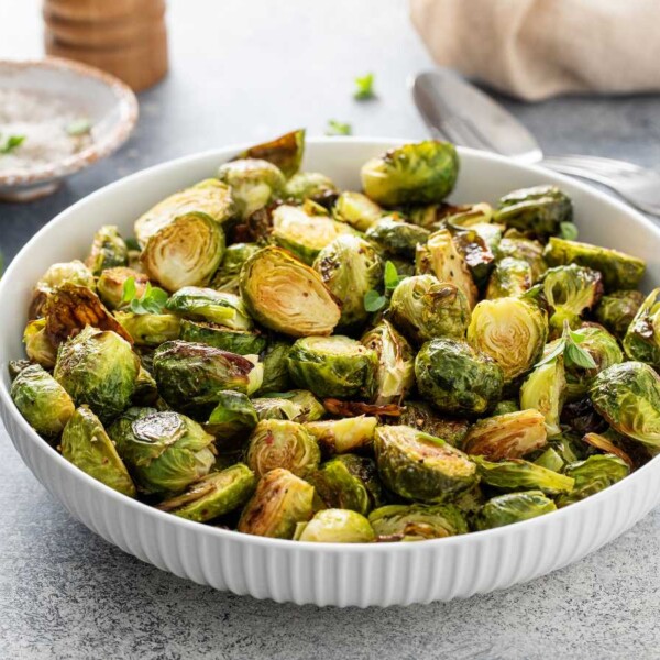 coles de Bruselas en freidora de aire