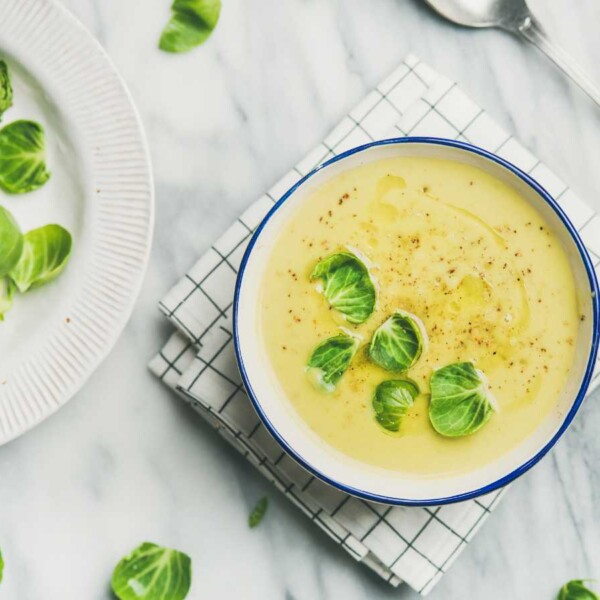 crema de coles de bruselas receta