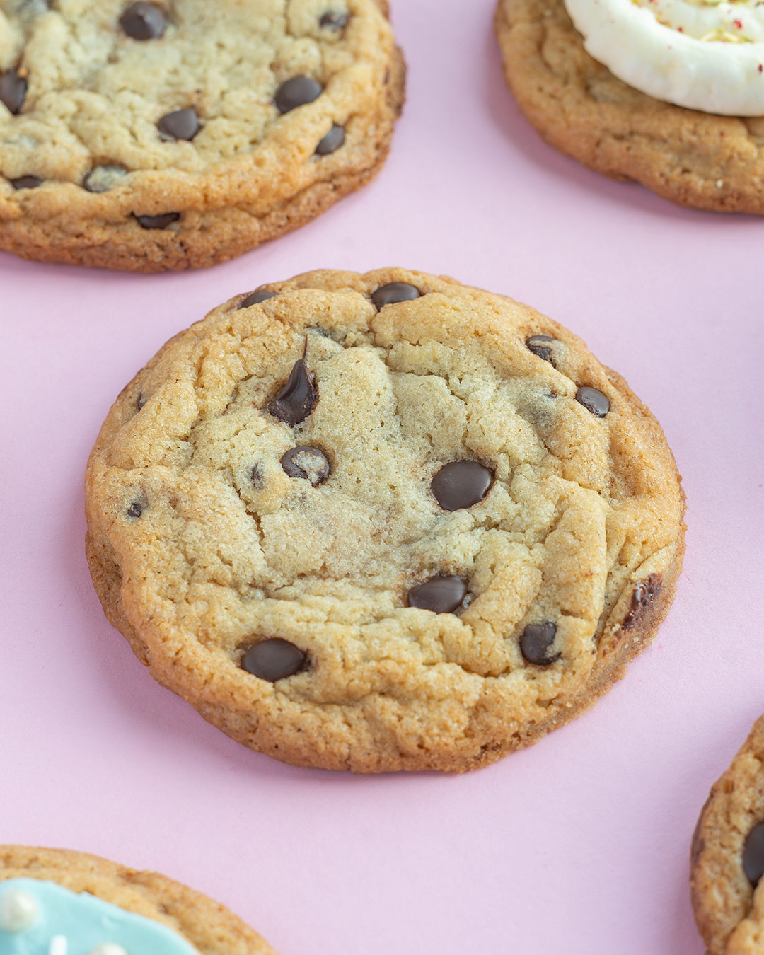 Galletas con pepitas de chocolate estilo Crumbl