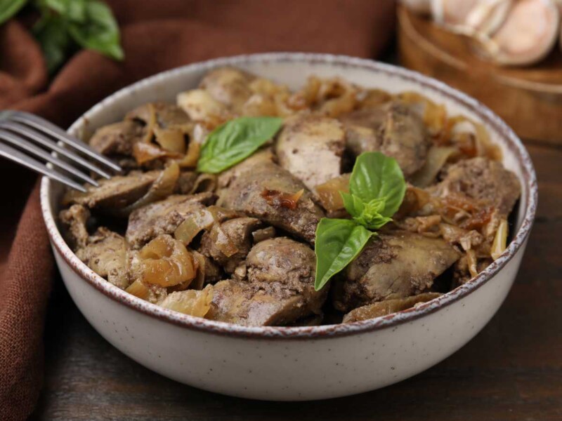 Receta tradicional de higaditos de pollo