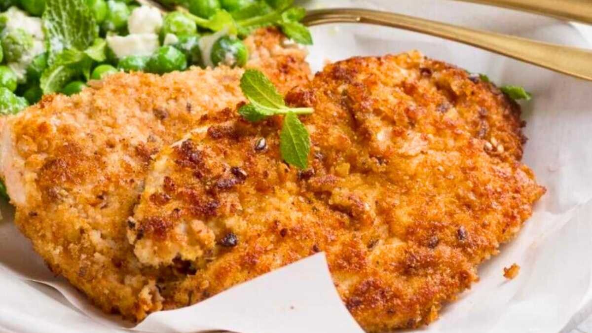 milanesa de pollo receta facil
