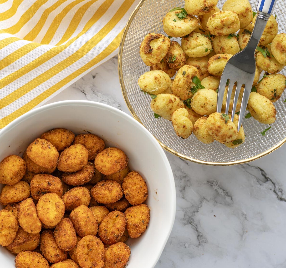 ñoquis en freidora de aire receta