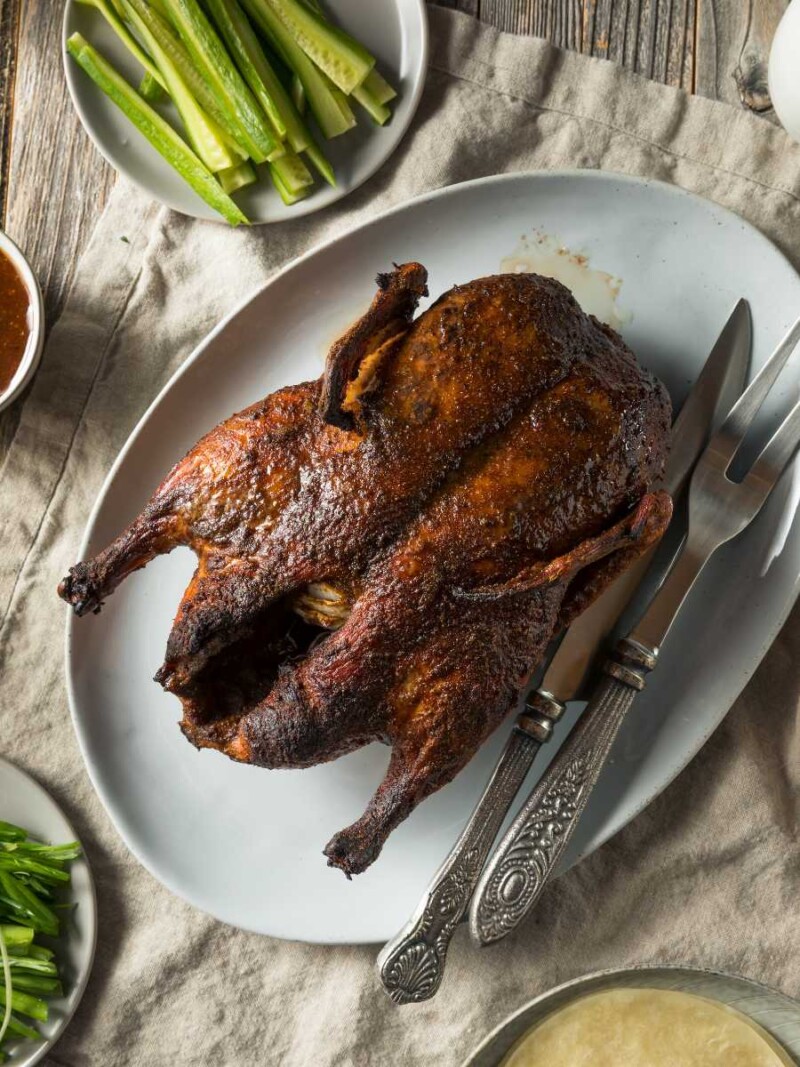 Cómo se corta el pato Pekín