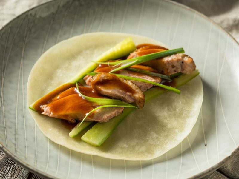 Cómo se sirve el pato Pekín