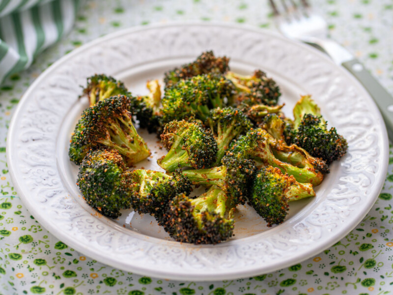 brócoli en freidora de aire receta fácil