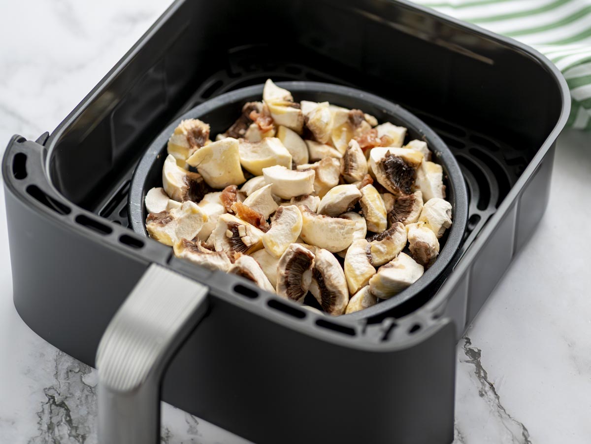 champinones con jamon en freidora de aire cosori turbo tower Champiñones con jamón en freidora de aire