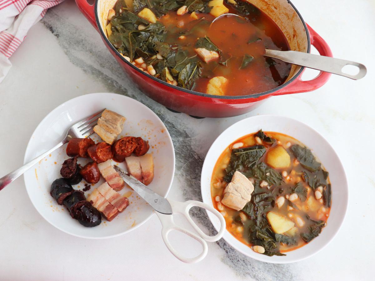 como servir pote asturiano - Pote Asturiano tradicional paso a paso