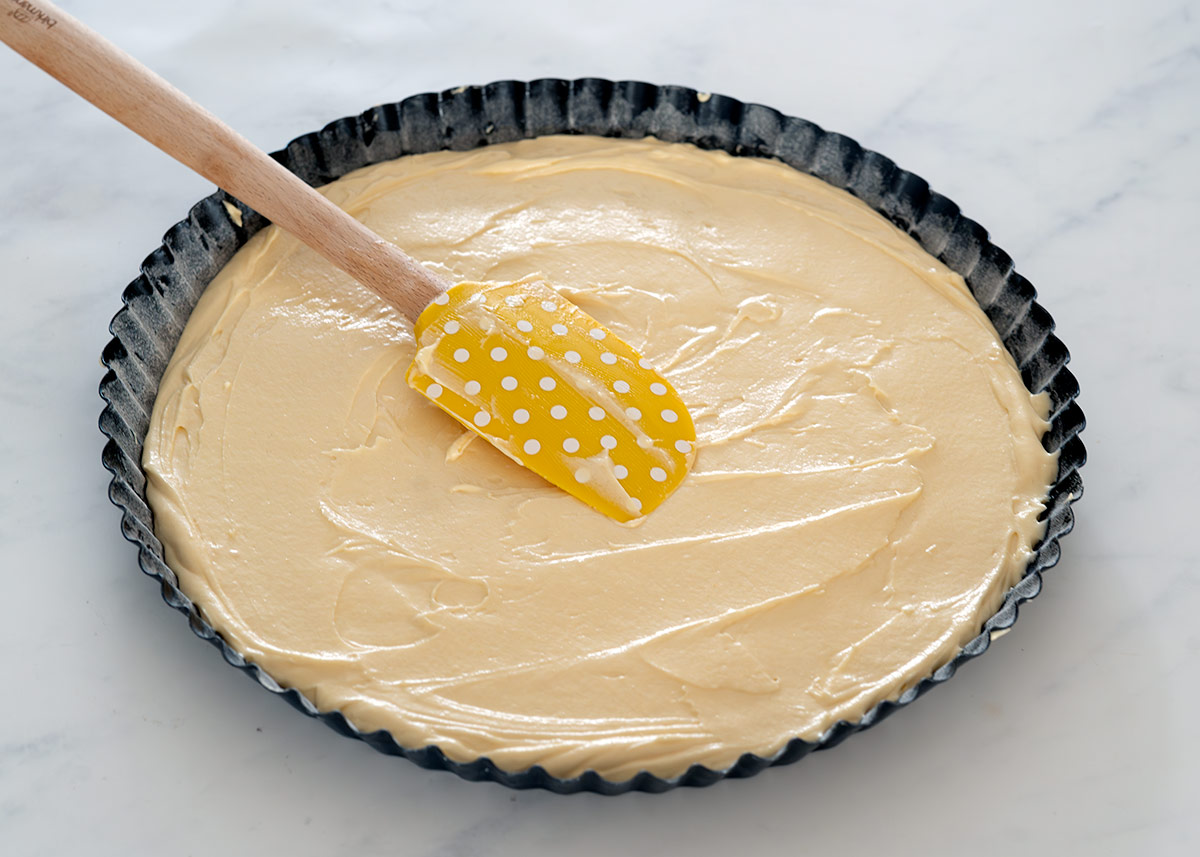 masa bizcocho fresas 00020 Bizcocho de fresas y queso mascarpone