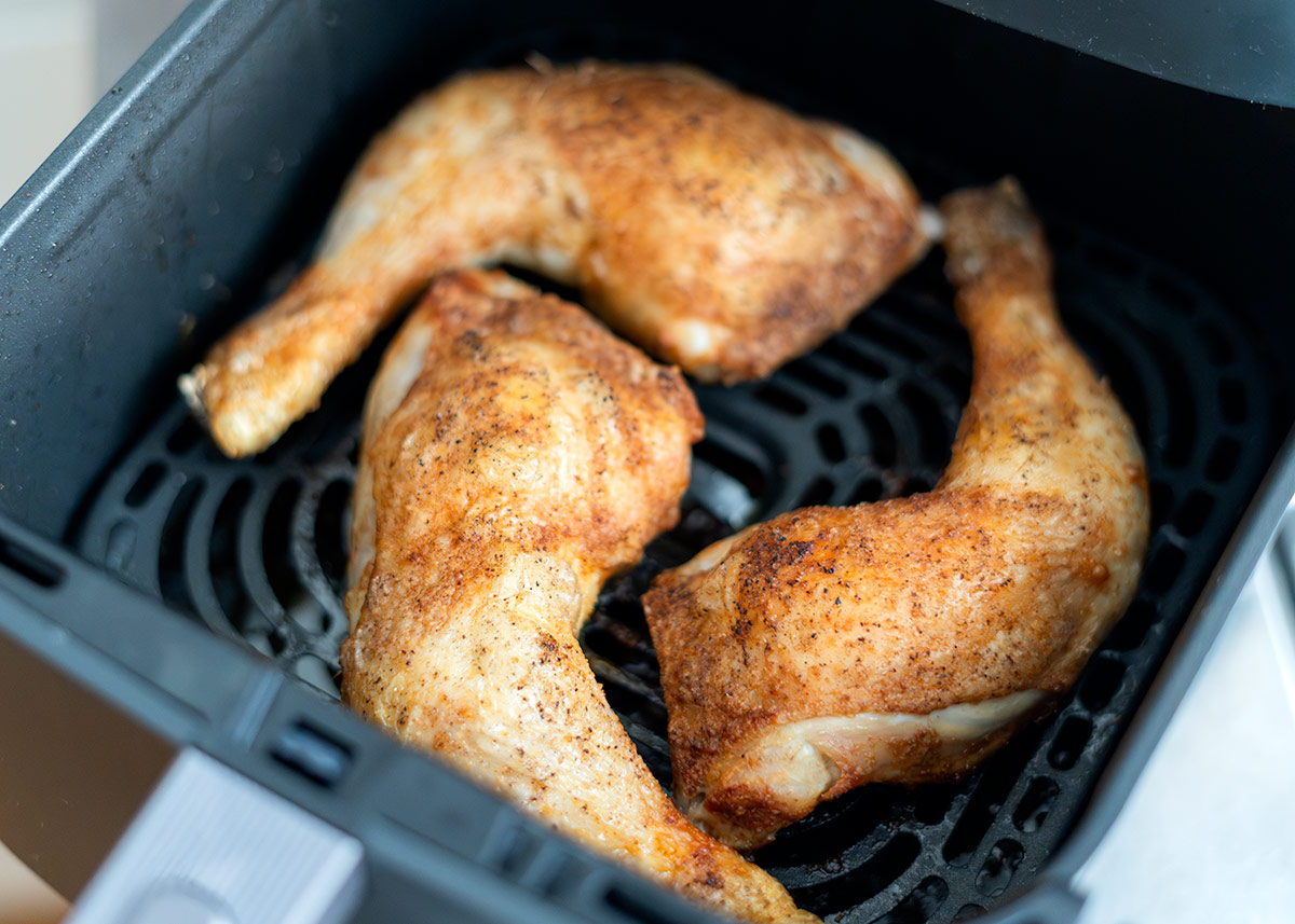 muslos de pollo airfryer 01946 Muslos de pollo en freidora de aire