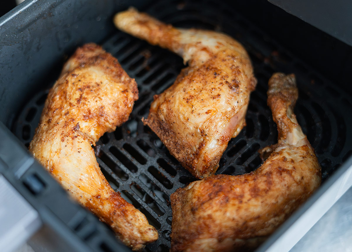 muslos de pollo airfryer 01961 Muslos de pollo en freidora de aire