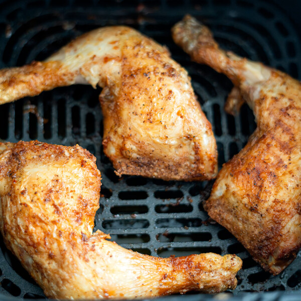Muslos de pollo en airfryer