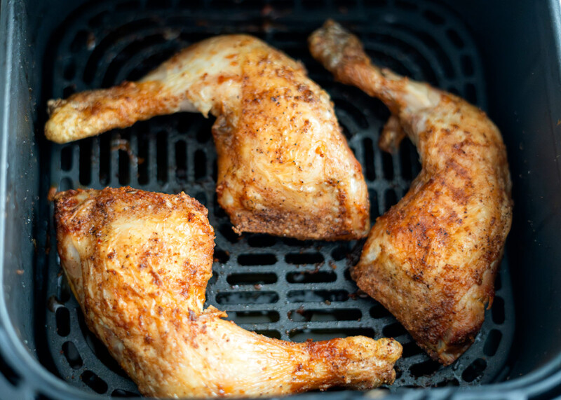 Muslos de pollo en airfryer
